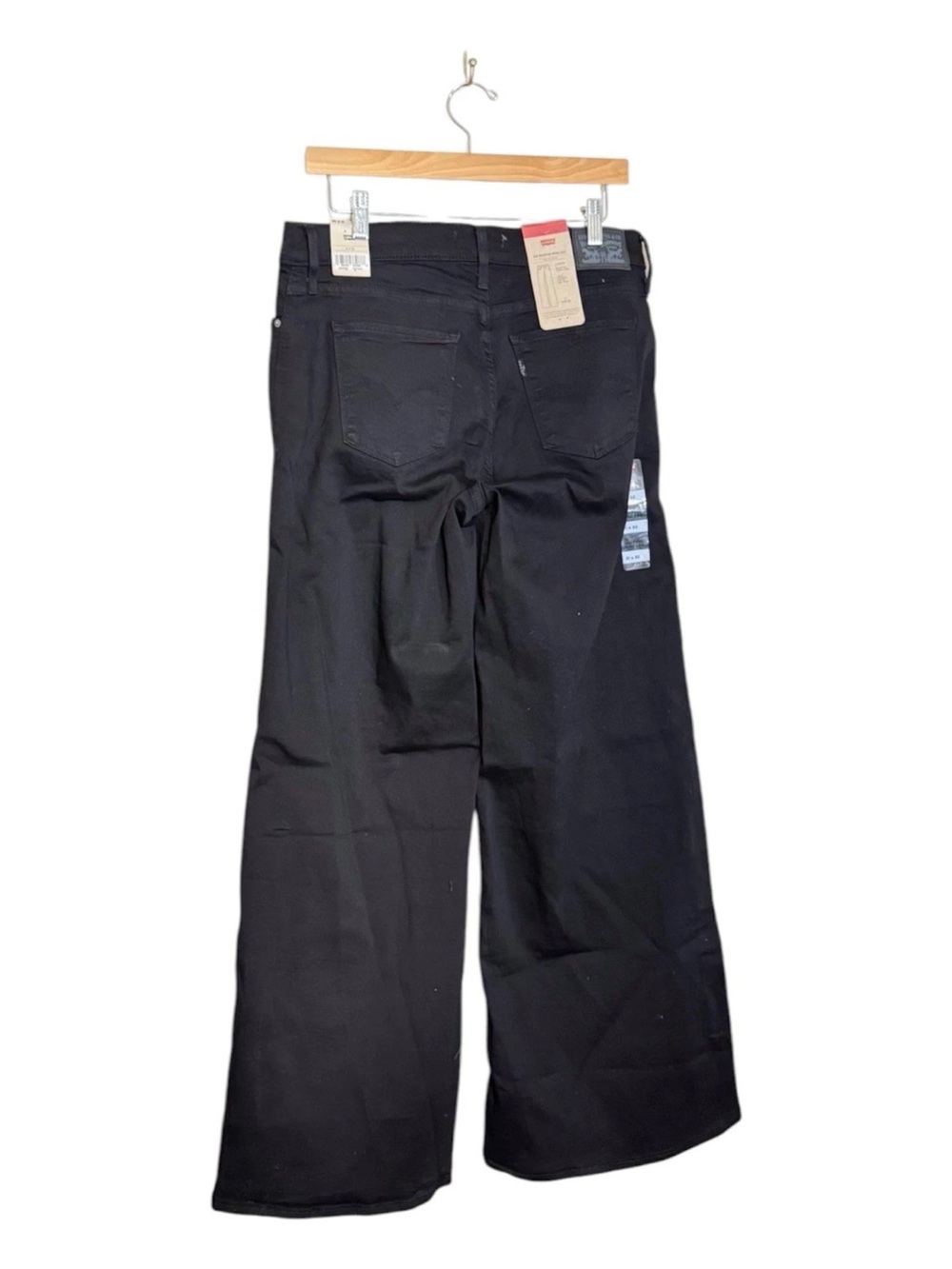 Levi’s 318 Shaping Wide Leg Women's Jeans Black Size 31 NWT - Picture 3 of 6